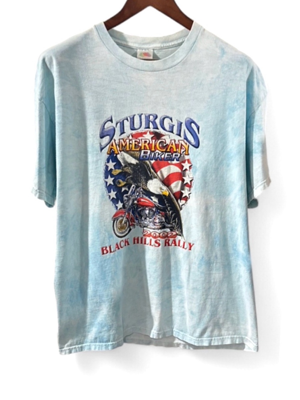 VTG 2002 Sturgis Black Hills Rally Graphic T-Shirt Size Men’s 2XL